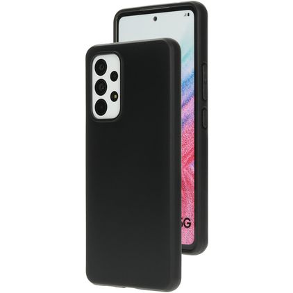Mobiparts Classic Samsung Galaxy A53 Hoesje Flexibel TPU Backcover - Matt Black