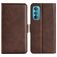 Mobigear Slim Magnet Motorola Edge 30 Hoesje Bookcase Portemonnee - Bruin