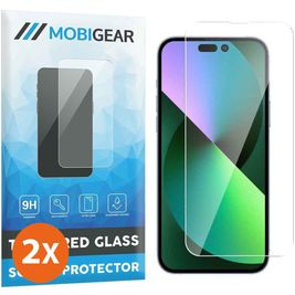 Mobigear iPhone 14 Plus Glazen Screenprotector - Case Friendly (2-Pack)