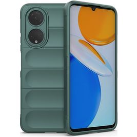 Mobigear Bumpy HONOR X7 Hoesje Flexibel TPU Backcover - Groen