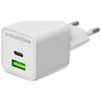 Mobilize Dual USB / USB-C Oplader Power Delivery 30W - Wit