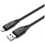 Cygnett Essentials USB-A naar Apple Lightning Kabel MFI 1 Meter - Zwart
