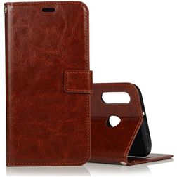 Mobigear Wallet Samsung Galaxy A40 Hoesje Bookcase Portemonnee - Bruin