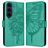 Mobigear Butterfly Samsung Galaxy S26 FE Hoesje Bookcase Portemonnee - Groen