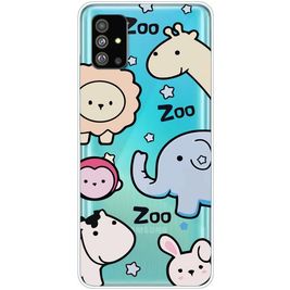 Mobigear Design Samsung Galaxy S20 Plus Hoesje Flexibel TPU Backcover - Zoo Mobigear Design Samsung Galaxy S20 Plus Hoesje Flexibel TPU Backcover - Zoo