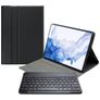 Mobilize Detachable Bluetooth Keyboard Samsung Galaxy Tab S7 Plus Hoes AZERTY Bluetooth Toetsenbord Bookcase - Zwart