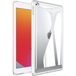 Mobigear Crystal iPad 7 (2019) Hardcase Backcover - Transparant / Wit