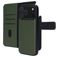 Mobiparts iPhone 17 Pro Max Hoesje Echt Leer Uitneembare 2in1 Bookcase Portemonnee - Groen