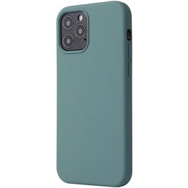 Mobigear Rubber Touch iPhone 12 Siliconen Hoesje Backcover - Pine Green