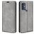 Mobigear Retro Slim TCL 305 Hoesje Bookcase Portemonnee - Grijs