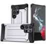Mobigear Outdoor Samsung Galaxy S24 Ultra Hoesje Hardcase Backcover Shockproof - Zilver