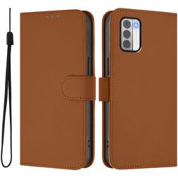 Mobigear Urban Wallet Nokia G42 Hoesje Bookcase Portemonnee - Bruin