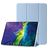 Mobigear Tri-Fold Gel iPad 11 (2025) Hoes TPU,Kunstleer Bookcase - Blauw