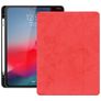 Mobigear Tri-Fold Gel iPad Pro 12.9 Inch (2018) Hoes TPU,Kunstleer Bookcase + Stylus Houder - Rood