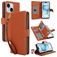Mobigear Wallet iPhone 15 Plus Hoesje Bookcase Portemonnee - Bruin