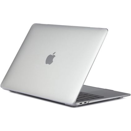 Mobigear Glossy MacBook Air 13 Inch (2018-2020) Hoes Hardshell Laptopcover MacBook Case - Transparant - Model A1932 / A2179 / A2337