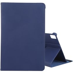 Mobigear DuoStand iPad Pro 13 Inch (2024) Hoes Draaibare Bookcase - Donkerblauw