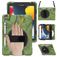 Mobigear SureGrip XGuard iPad 9 (2021) Hoes Hard Kunststof,Siliconen Backcover + Stylus Houder + Schouderband + Standaard - Camouflage