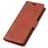 Mobigear Ranch Motorola One Power Hoesje Bookcase Portemonnee - Bruin