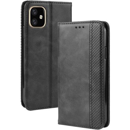 Mobigear Sensation iPhone 11 Hoesje Bookcase Portemonnee - Zwart