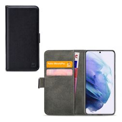 Mobilize Classic Gelly Wallet Samsung Galaxy S21 Hoesje Bookcase Portemonnee - Zwart