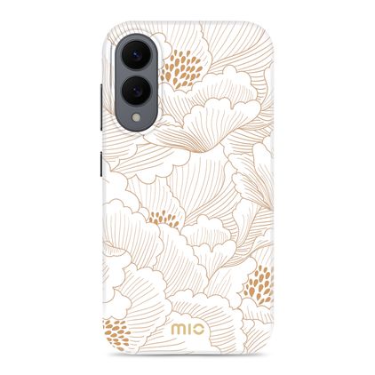 MIO Samsung Galaxy S25 Edge MagSafe Hoesje Hardcase Backcover - White Roses