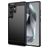 Mobigear Brushed Slim Samsung Galaxy S25 Ultra Hoesje Flexibel TPU Backcover - Zwart