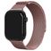 Mobilize RVS Milanese Apple Watch Bandje Magneetsluiting - 49/46/45/44 mm - Roze