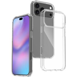 Mobigear Crystal Doorzichtig iPhone 17 Pro Max Hoesje Hardcase Backcover - Transparant