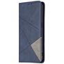 Mobigear Rhombus Slim OPPO Reno 6 5G Hoesje Bookcase - Blauw