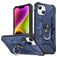 Mobigear Armor Ring iPhone 14 Hoesje Hardcase Backcover Shockproof met Ringhouder - Blauw