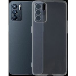 Mobigear Ultra Thin Doorzichtig OPPO Reno 6 5G Hoesje Flexibel TPU Extra Dun Backcover - Transparant
