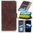 Mobigear Croco iPhone SE (2020) Hoesje Bookcase Portemonnee - Bruin