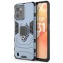 Mobigear Armor Ring Realme C31 Hoesje Hardcase Backcover Shockproof met Ringhouder - Blauw