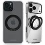 Mobilize 360 Rotating Ring iPhone 15 MagSafe Hoesje Hardcase Backcover met Ringhouder - Zwart