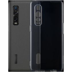 Mobigear Ultra Thin Doorzichtig OPPO Find X2 Pro Hoesje Flexibel TPU Extra Dun Backcover - Transparant