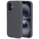 Mobiparts iPhone 16 Siliconen Hoesje Backcover - Urban Grey