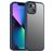 Mobigear Crystal iPhone 14 Plus Hoesje Hardcase Backcover Shockproof - Transparant / Donkerblauw