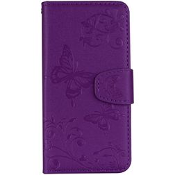 Mobigear Butterfly Xiaomi Mi 8 SE Hoesje Bookcase Portemonnee - Paars