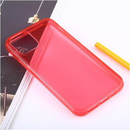 Mobigear Colors iPhone 11 Pro Max Hoesje Flexibel TPU Backcover - Rood