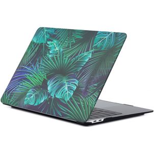 Mobigear Design MacBook Air 13 Inch (2018-2020) Hoes Hardshell Laptopcover MacBook Case - Palm Leafs - Model A1932 / A2179 / A2337