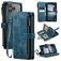 CaseMe C30 iPhone 17 Pro Hoesje Bookcase Portemonnee - Blauw