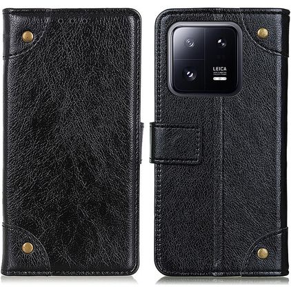 Mobigear Ranch Xiaomi 13 Hoesje Bookcase Portemonnee - Zwart