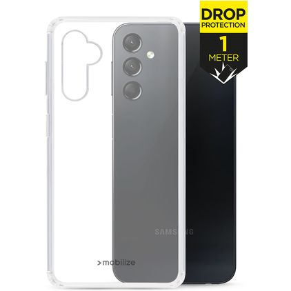 Mobilize Naked Protection Doorzichtig Samsung Galaxy A24 Hoesje Hardcase Backcover Shockproof - Transparant