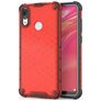 Mobigear Honeycomb Huawei Y7 (2019) Hoesje Hardcase Backcover Shockproof - Rood
