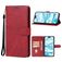 Mobigear Wallet iPhone 16 Hoesje Bookcase Portemonnee - Rood