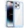 Mobigear Crystal iPhone 14 Pro Max Hoesje Hardcase Backcover - Transparant / Blauw