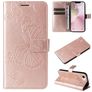 Mobigear Butterfly iPhone 16e Hoesje Bookcase Portemonnee - Roségoud