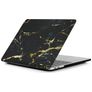 Mobigear Marble MacBook Pro 16 Inch (2021-2026) Hoes Hardshell Laptopcover MacBook Case - Zwart / Bruin - Model A2485 / A2780 / A2991 / A3186 / A3428 / A3429
