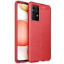 Mobigear Luxury Samsung Galaxy A72 Hoesje Flexibel TPU Backcover - Rood